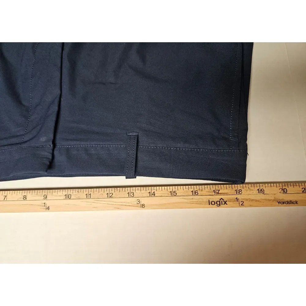 J. Crew‎ Navy Blue Polyester Shorts Size 35 Mens